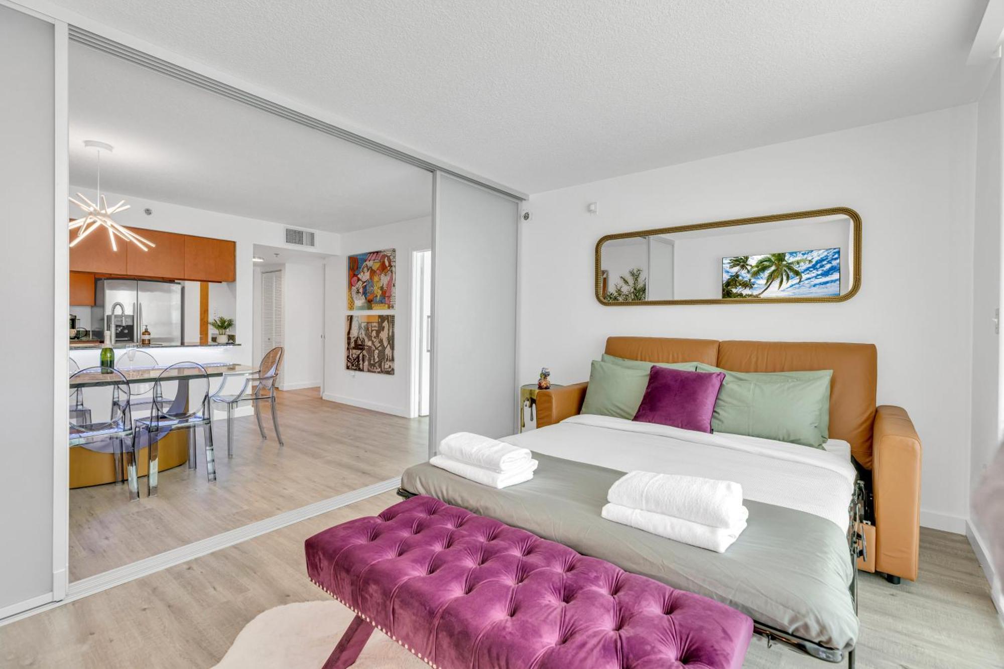 Oceanside Penthouse Apartment In Brickell Miami, Pool, Free Parking Экстерьер фото